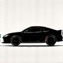 Icona profilo aerodinamico auto