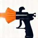 Icona pistola a spruzzo vernice