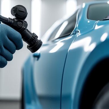 Applicazione di vernice su misura in cabina